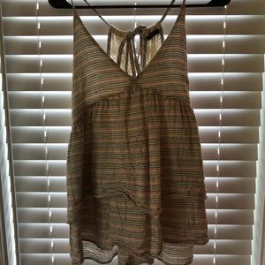 red white and blue tie top